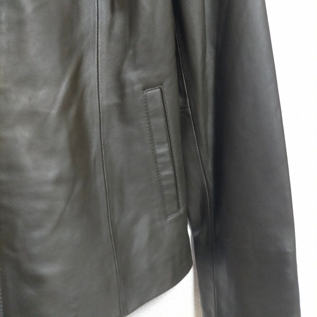 未使用 Posh alma ポッシュアロマ 羊革ブルゾン ラム レザージャケット