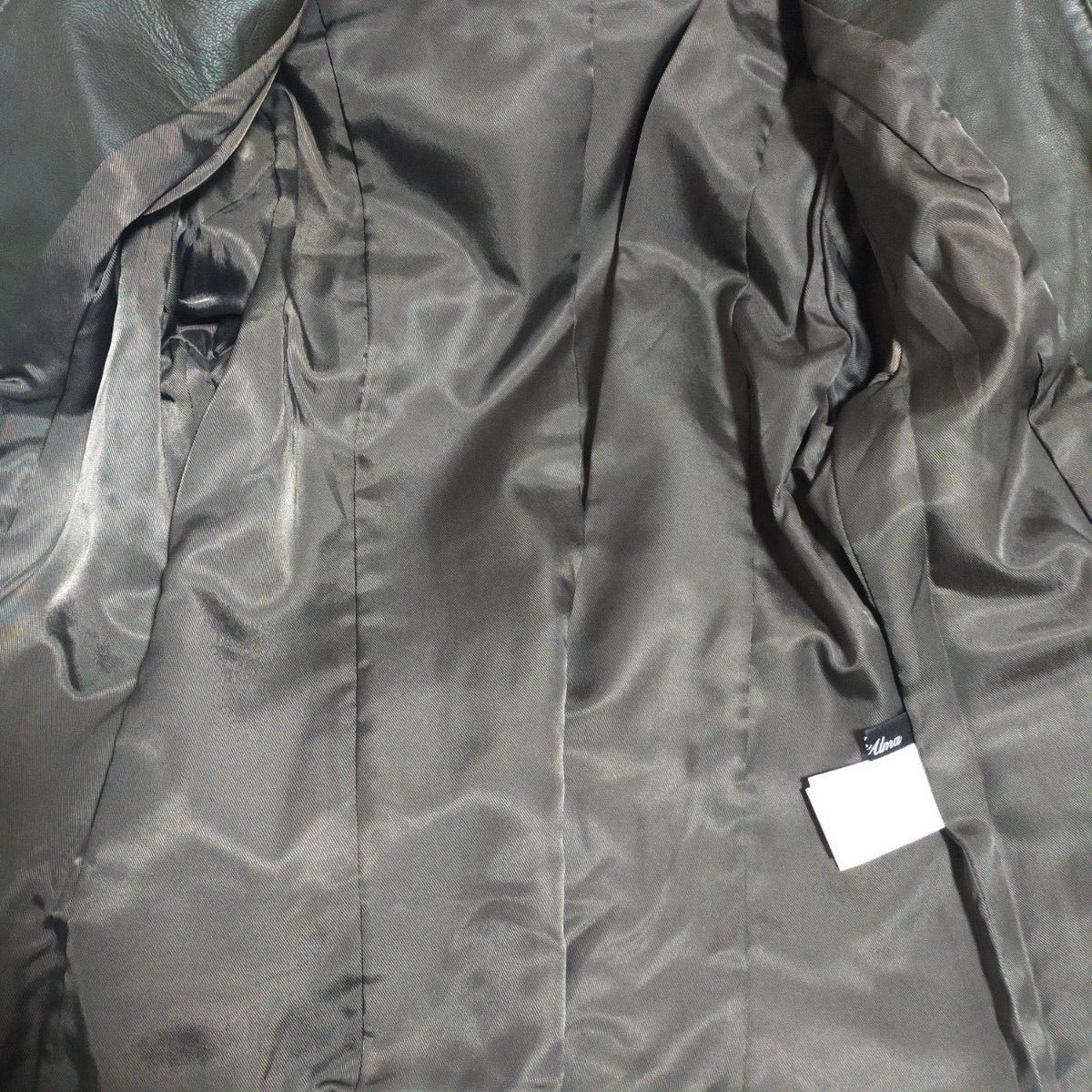 未使用 Posh alma ポッシュアロマ 羊革ブルゾン ラム レザージャケット