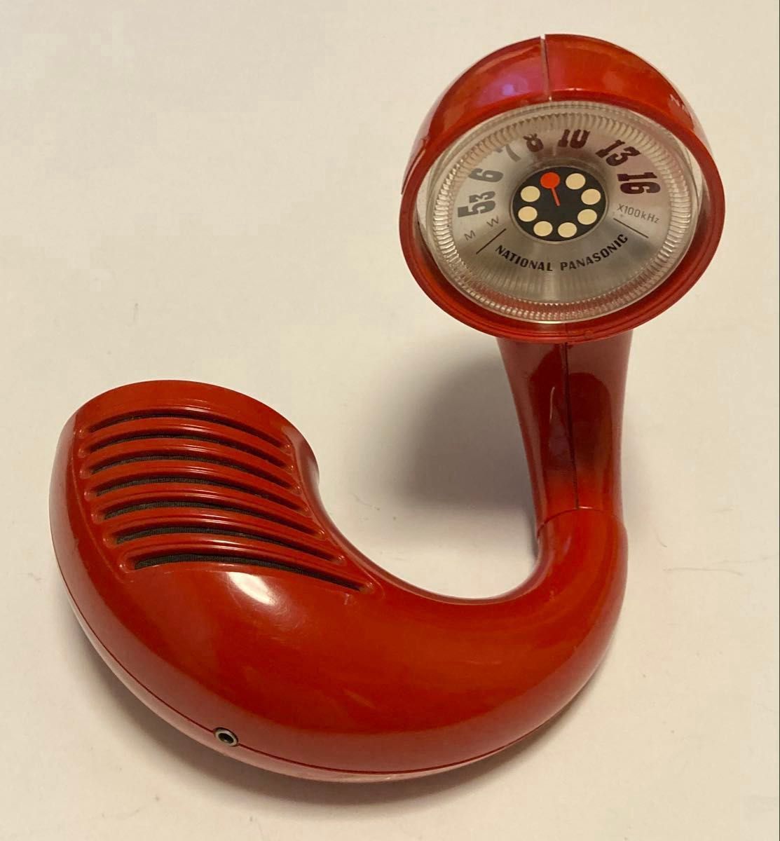 動作品】NATIONAL PANASONIC ラジオ R-72 パナペットクルン イタリアン