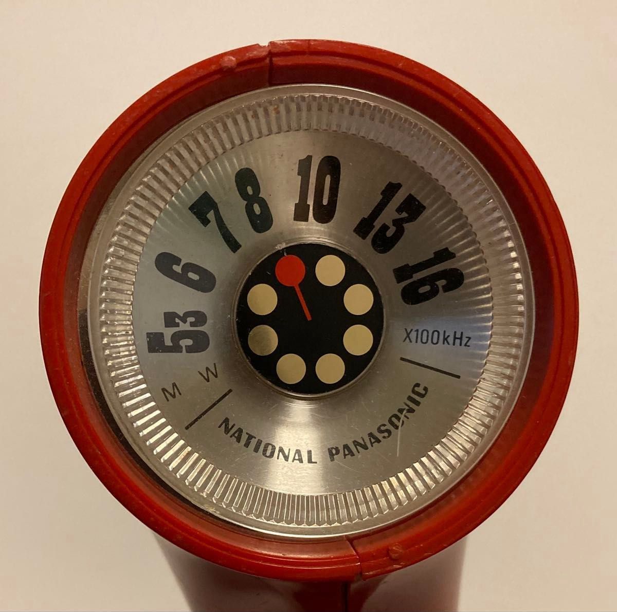 動作品】NATIONAL PANASONIC ラジオ R-72 パナペットクルン イタリアン