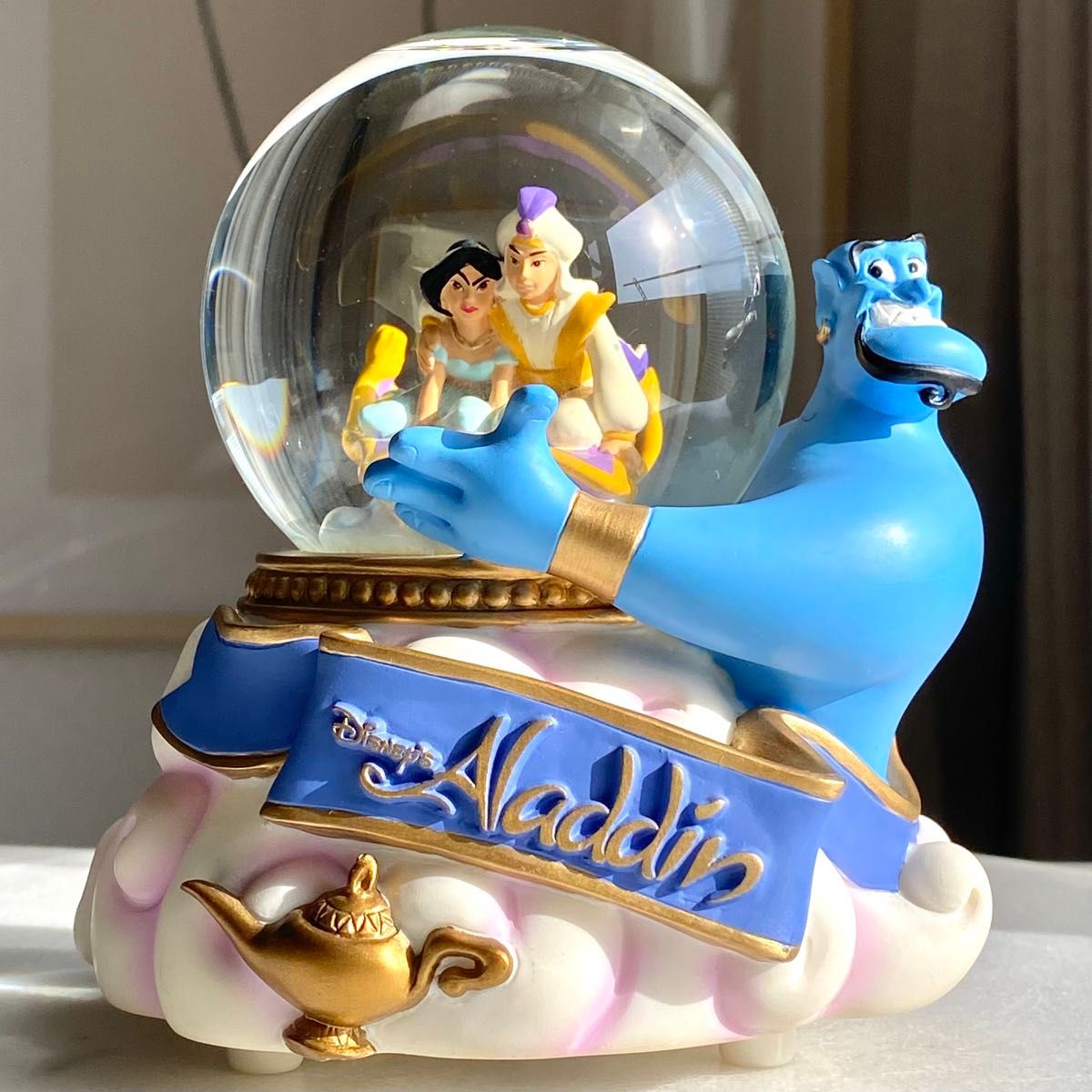 Disney アラジン スノードーム オルゴール フレンドライクミー