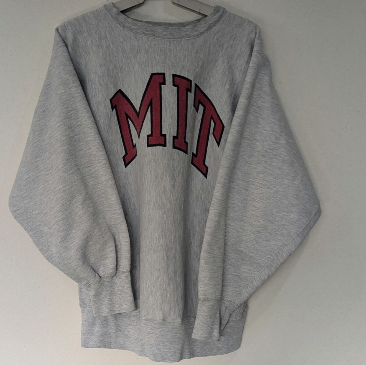 80s チャンピオン リバースウィーブ MIT 染み込みプリント トリコタグ