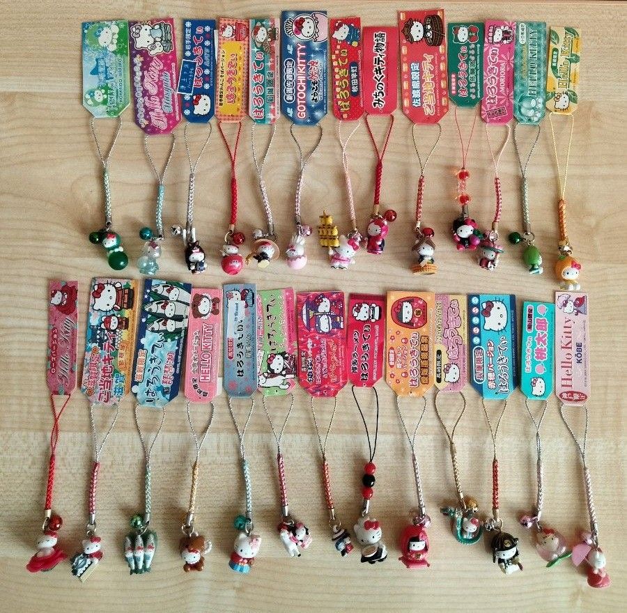 平成 レトロ ハローキティ ストラップ まとめ売り 希少レア ハロー
