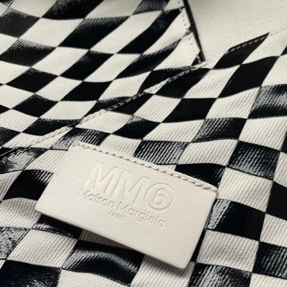 MM6 エムエムシックス メゾンマルジェラ チェッカーフラッグ柄