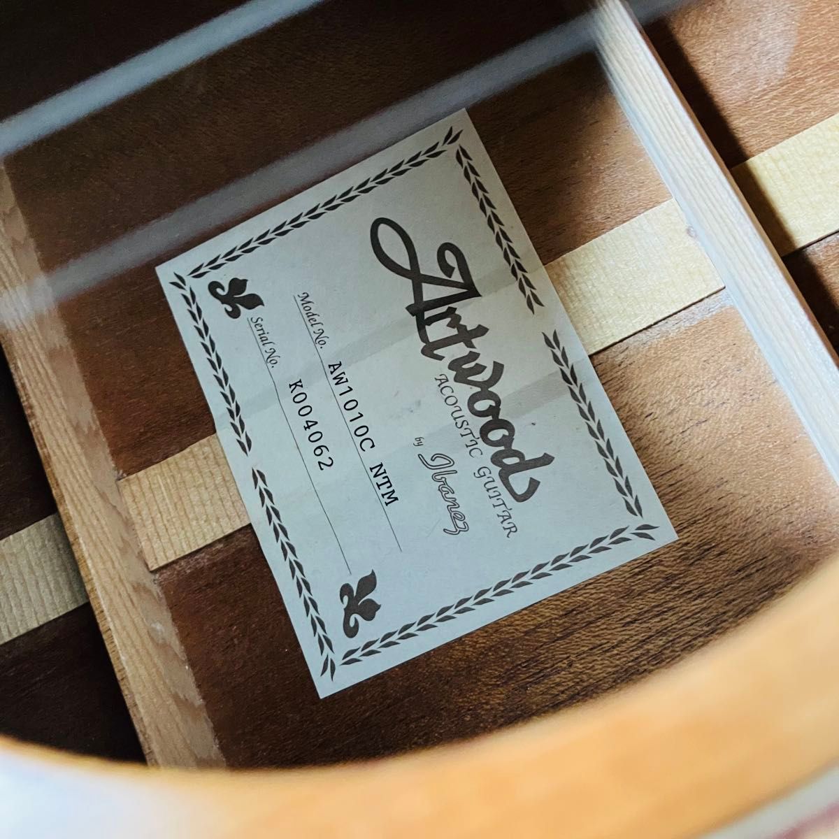 Ibanez Artwood AW1010C NTM アコースティックギター 本体のみ 美品