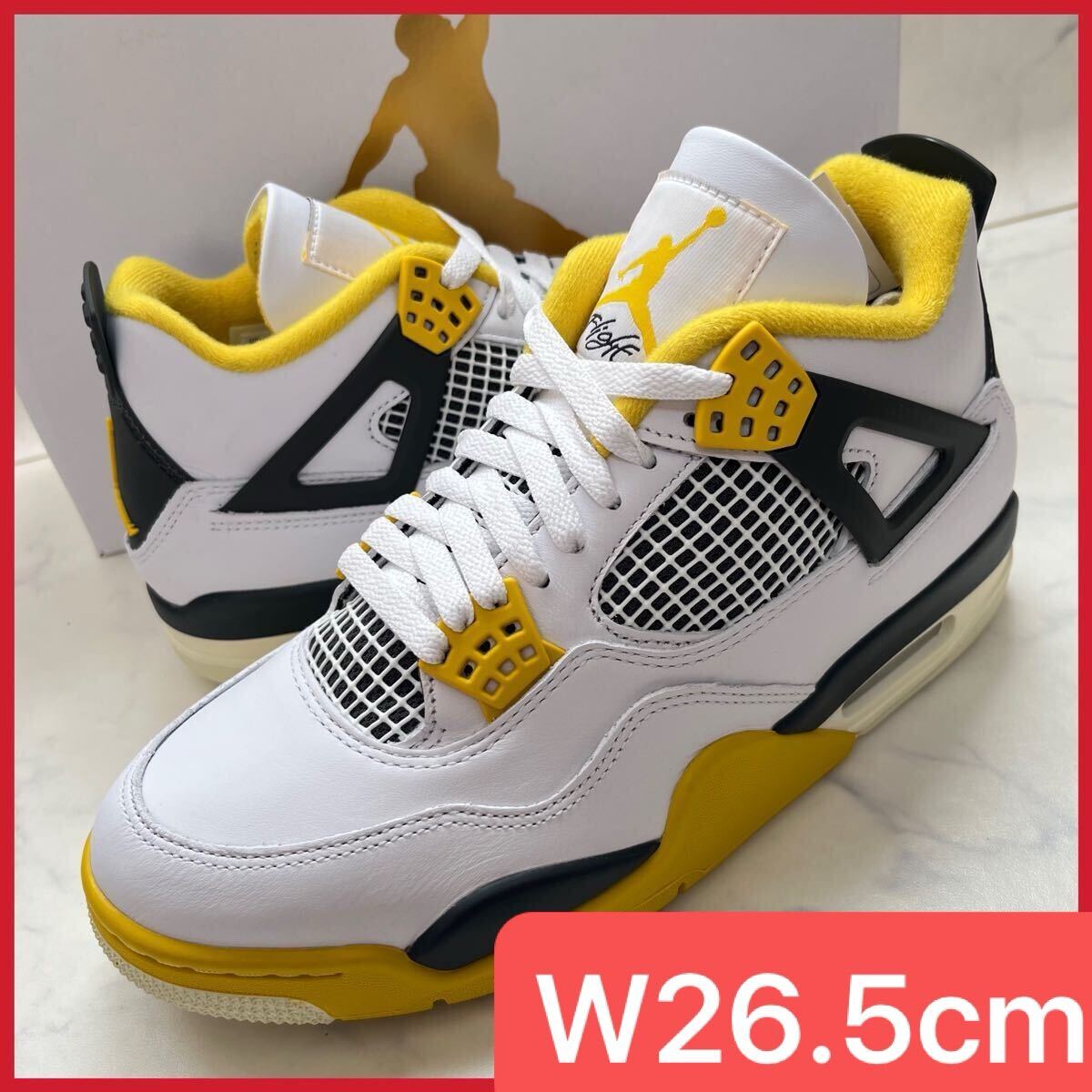 送料無料 【新品】W26 5cm Nike Women's Air Jordan 4 Retro Vivid