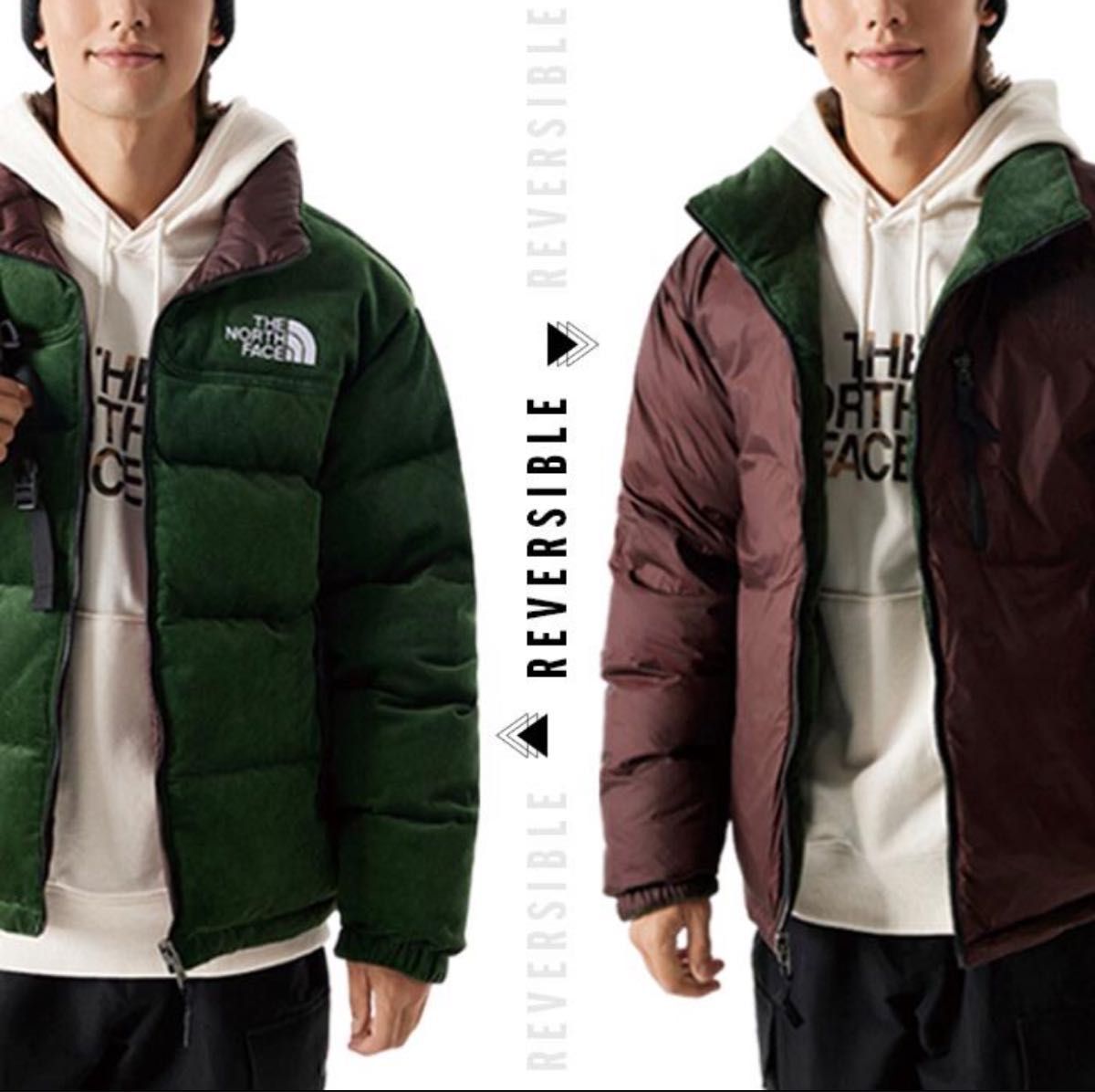 ノースフェイス 1992 リバーシブル ヌプシ コーデュロイ L ビーブロ