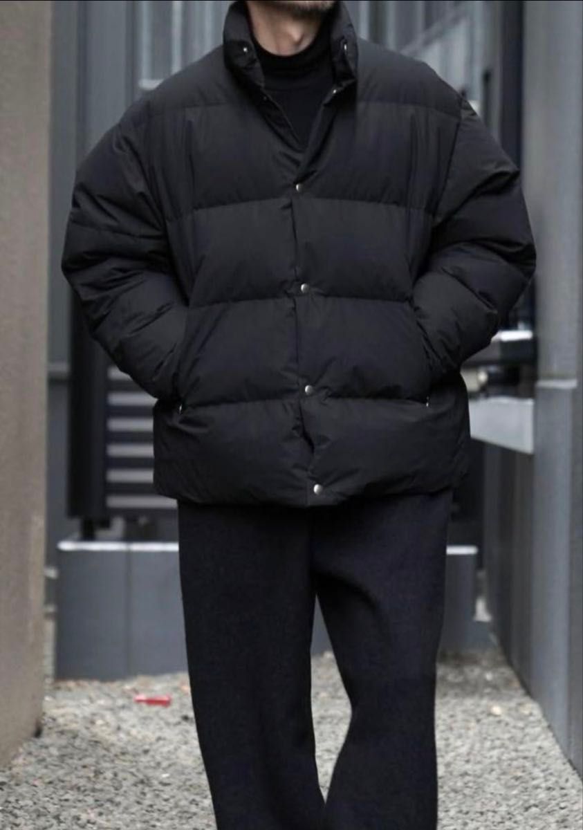 comoli 24AW コットンナイロンダウンジャケット ブラック サイズ2