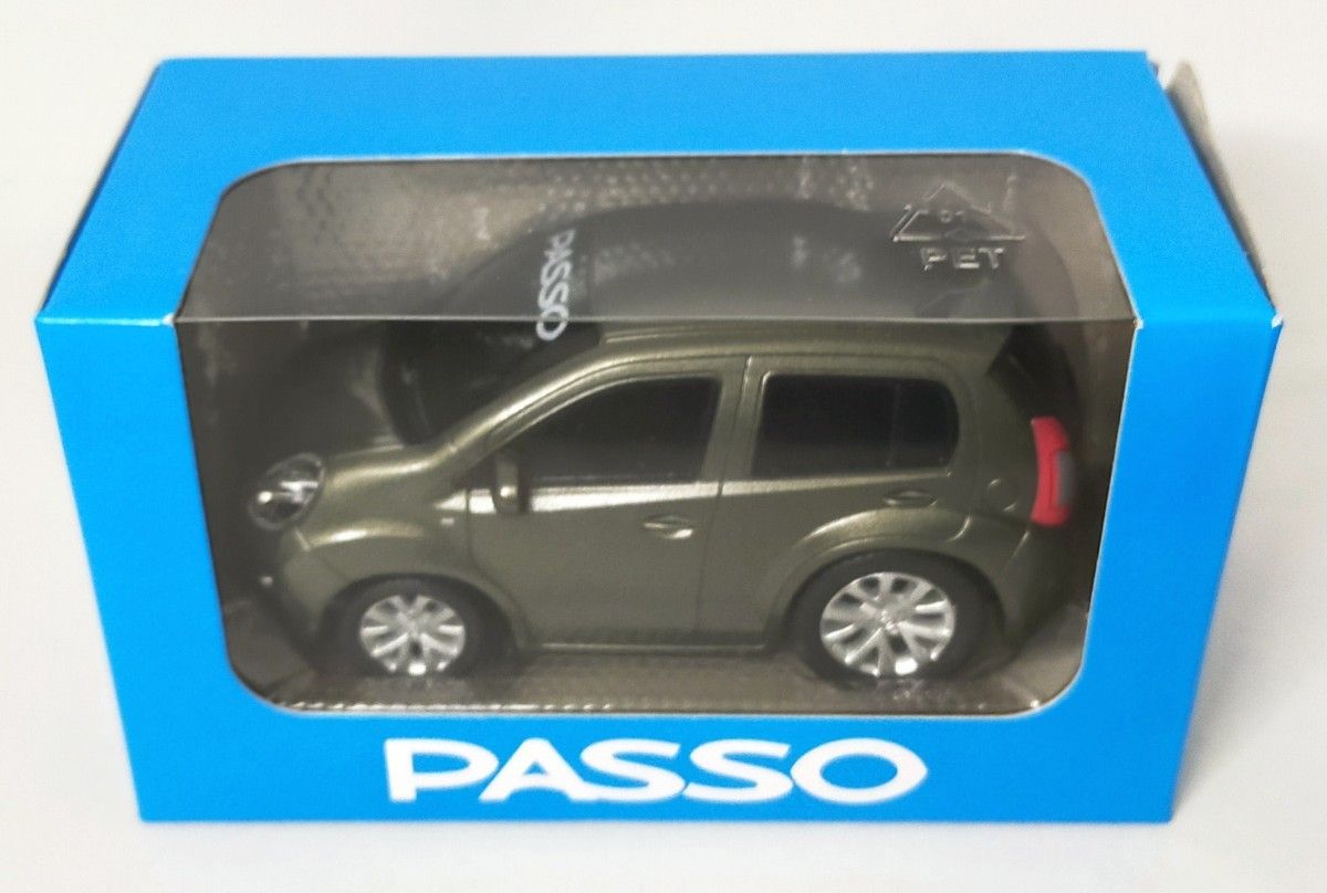 非売品 】 トヨタ パッソ TOYOTA PASSO オリーブメタリックプルバック