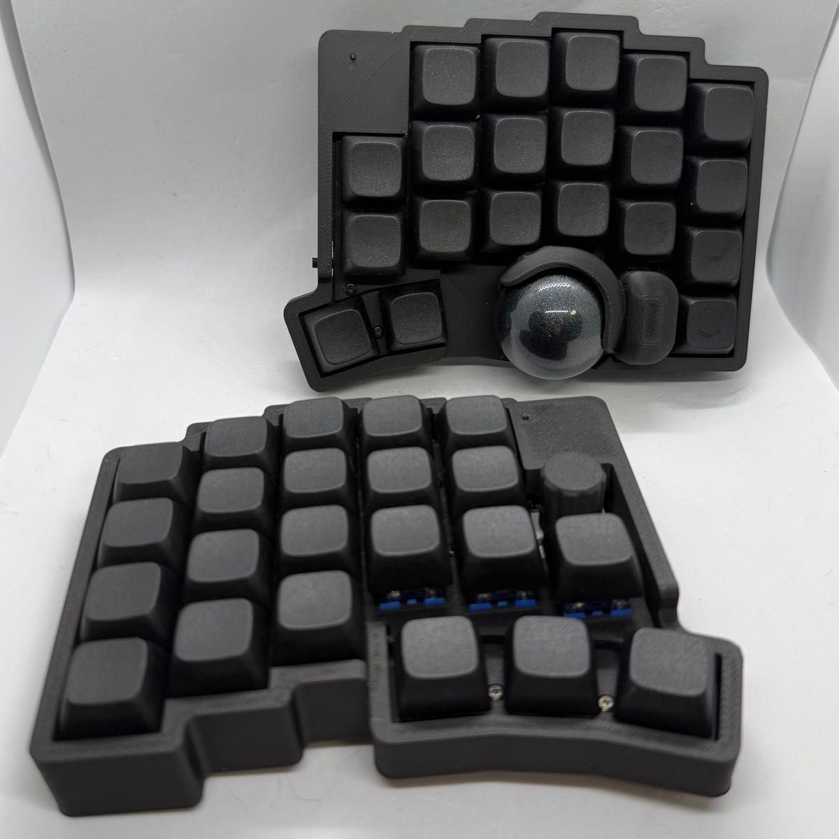 roBa ブラック 無線 トラックボール キーボード XDA キーキャップ