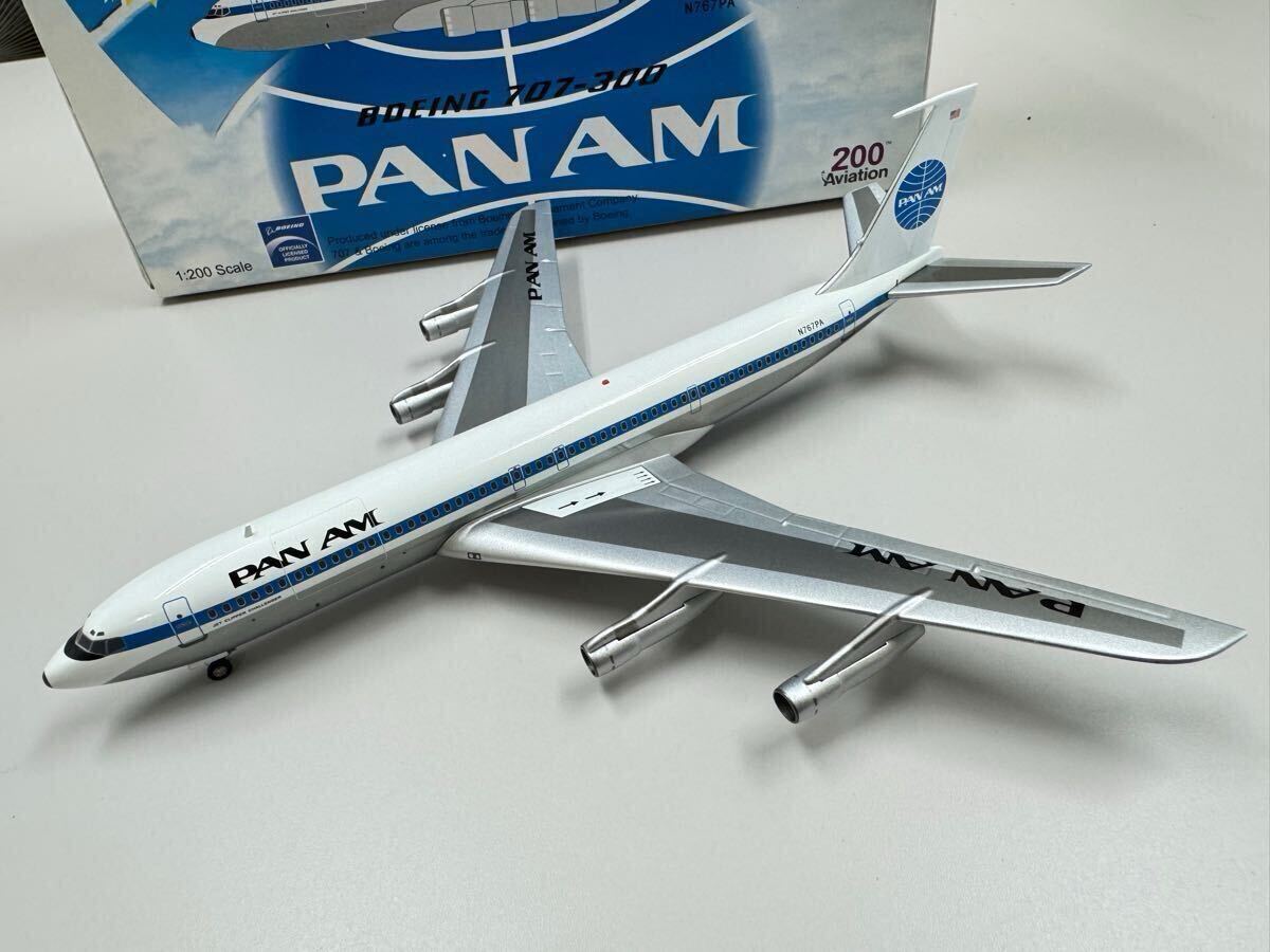 Yahoo!オークション - Aviation200 PANAM パンアメリカン航空 B707-321