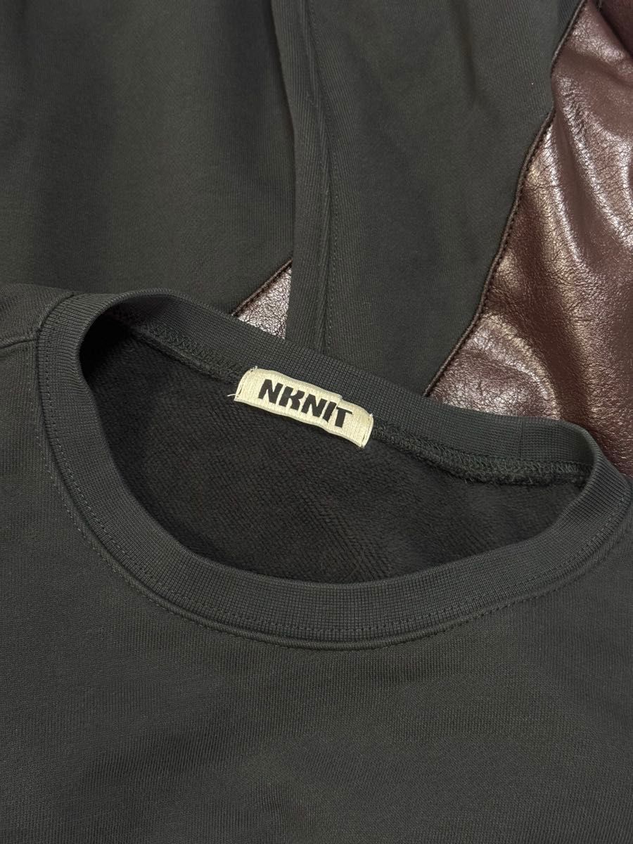 NKNIT pattern pullover sweat ニット パターンプルオーバースウェット