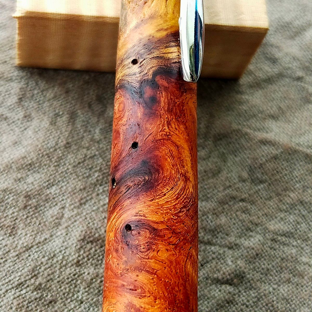 花梨瘤 紅白杢 木軸シャープペン 0 5mm 三神クラフト 真鍮｜Yahoo