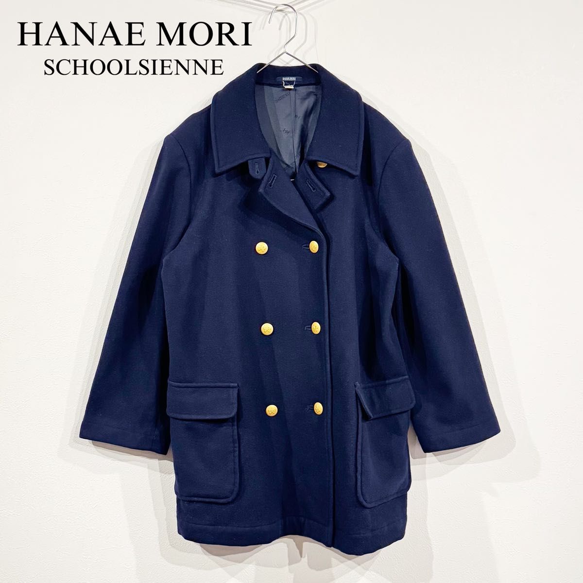 HANAEMORI SCHOOLSIENNE/ハナエモリスクールジェンヌ】ネイビーウール