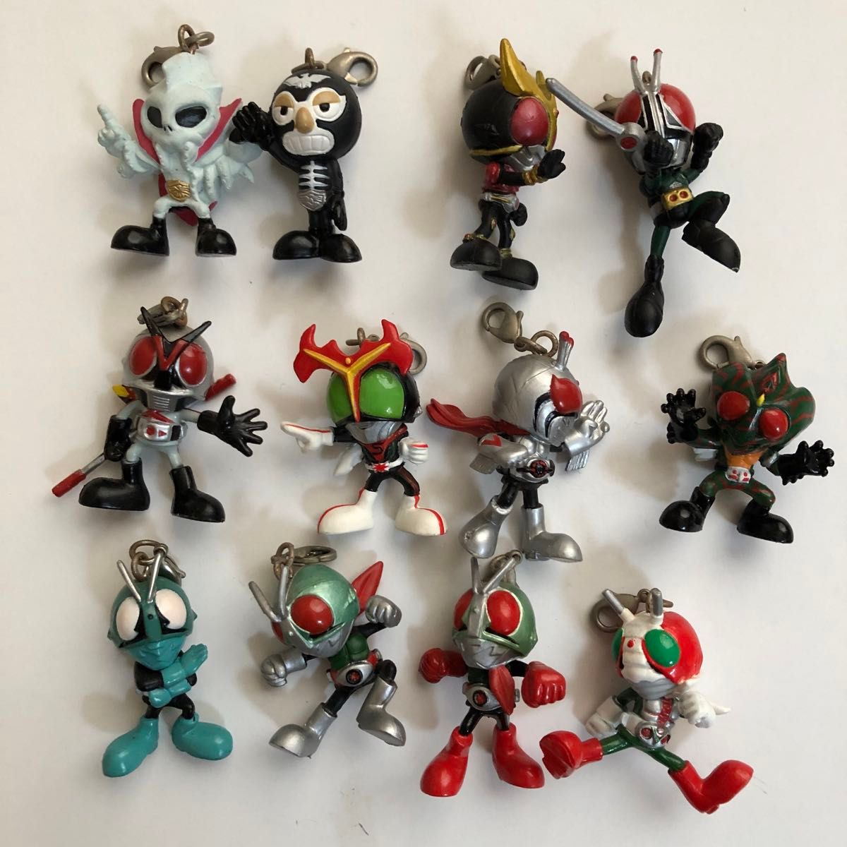 仮面ライダー ミニフィギュア マスコット 1号 2号 V3 アマゾン