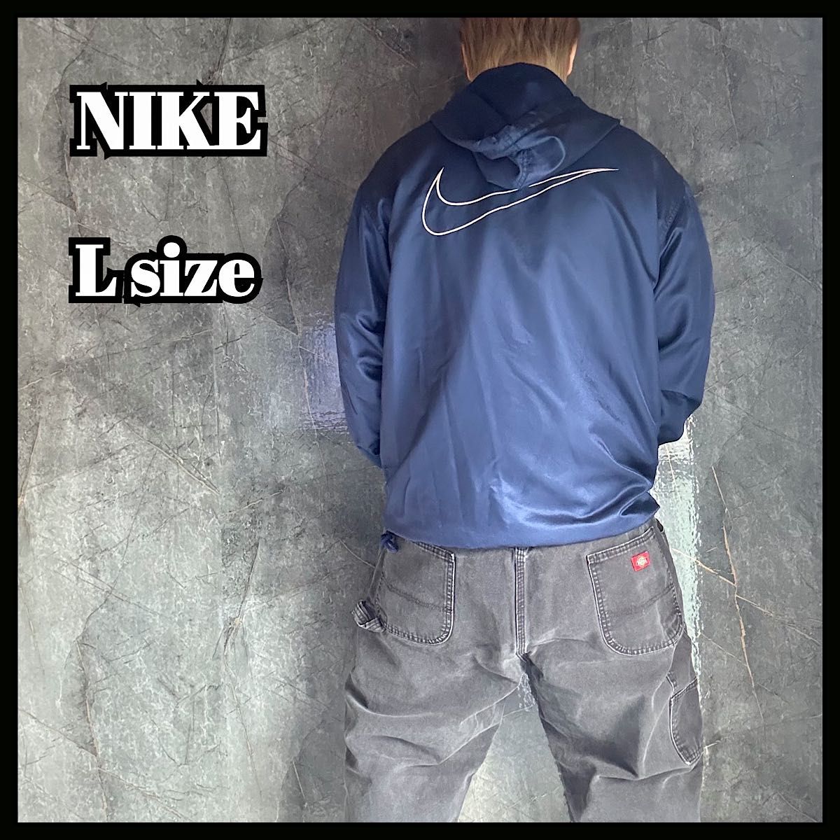 90s NIKE ナイキ ナイロンジャケット ハーフジップ アノラックパーカー