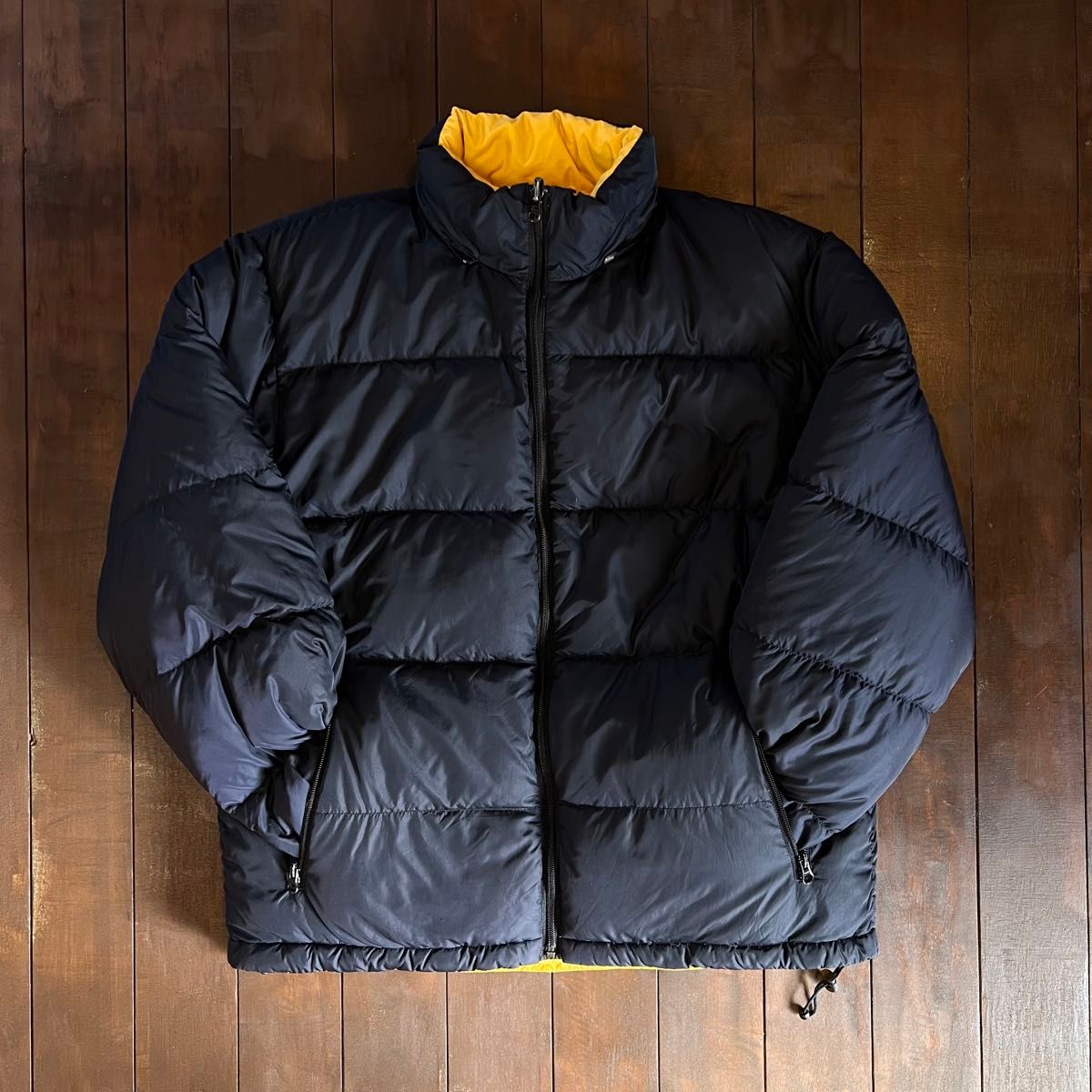 美品 【LANDS' END ランズエンド】リバーシブルダウンジャケット 90s