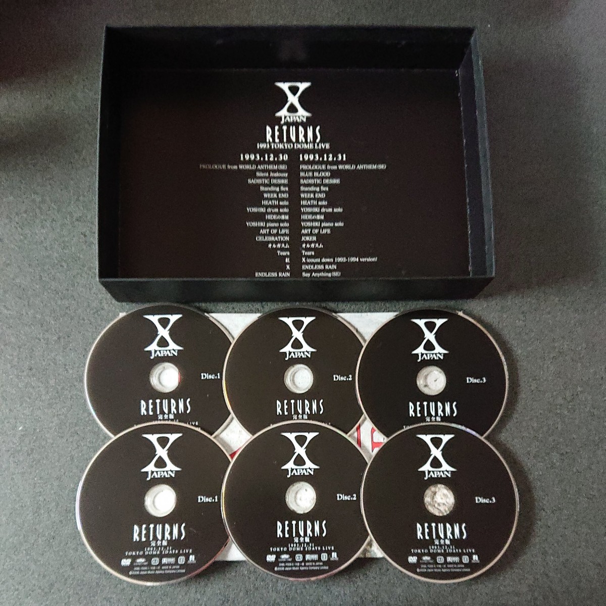 X JAPAN/X JAPAN RETURNS 完全版 DVD-BOX初回限定版｜Yahoo!フリマ（旧