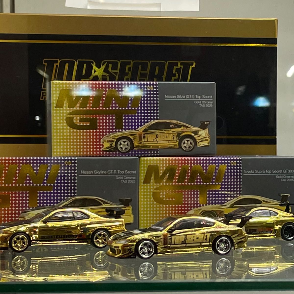 Top Secret 3台セット ゴールドクロムセット 東京オートサロン2025