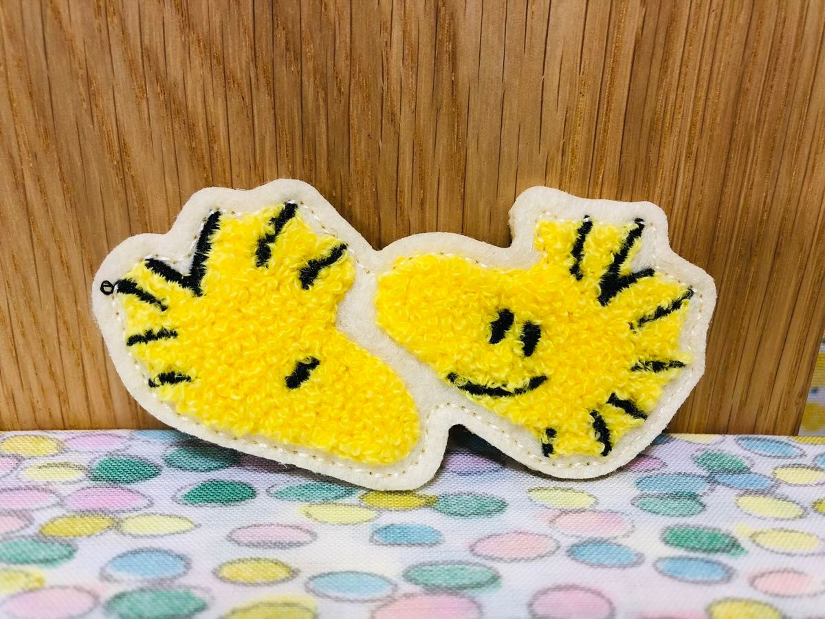 スヌーピー展 歴代スヌーピーピンズセット&ウッドストックさがら織