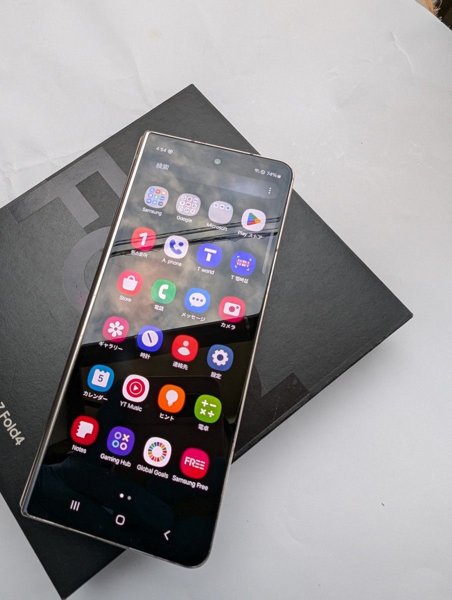 美品 Galaxy Z Fold 4 256GB SIMフリー 韓国版｜Yahoo!フリマ（旧