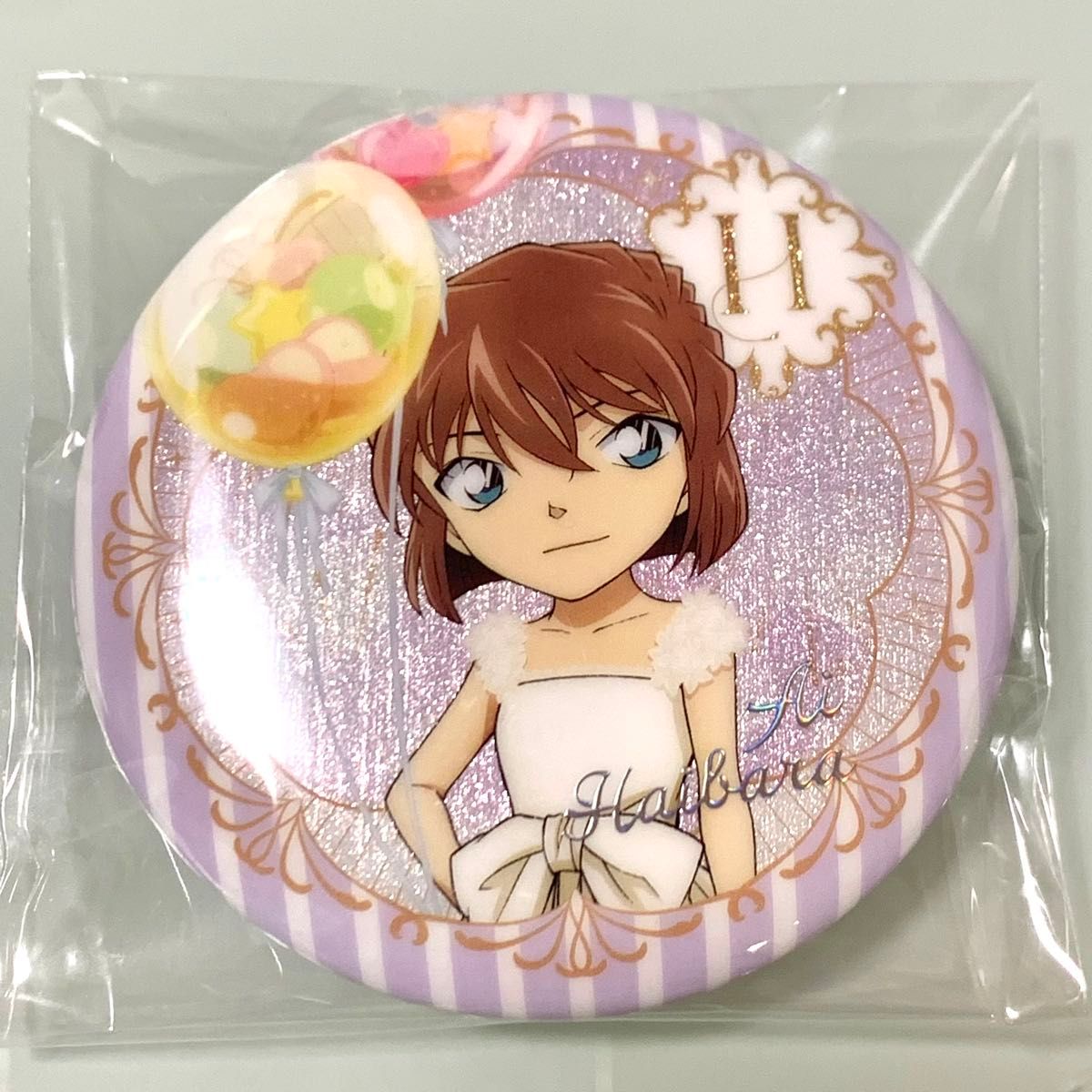 名探偵コナン 30周年記念 中国限定 缶バッジ 江戸川コナン＆灰原哀 2点