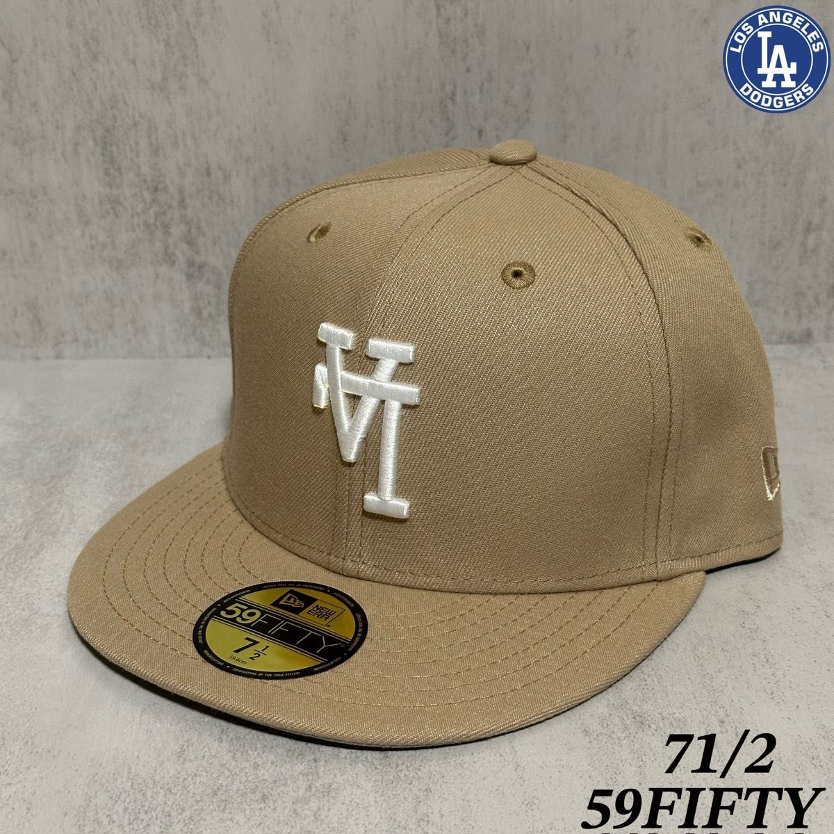 海外限定モデル】 NEWERA 59FIFTY ドジャース キャップ LA逆ロゴ