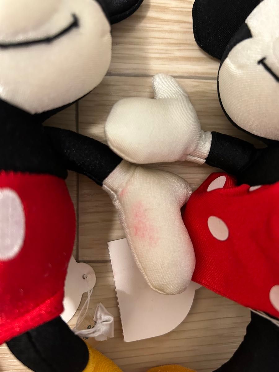 タグ付】ミッキーマウス＆ミニーマウス ぬいぐるみセット 東京