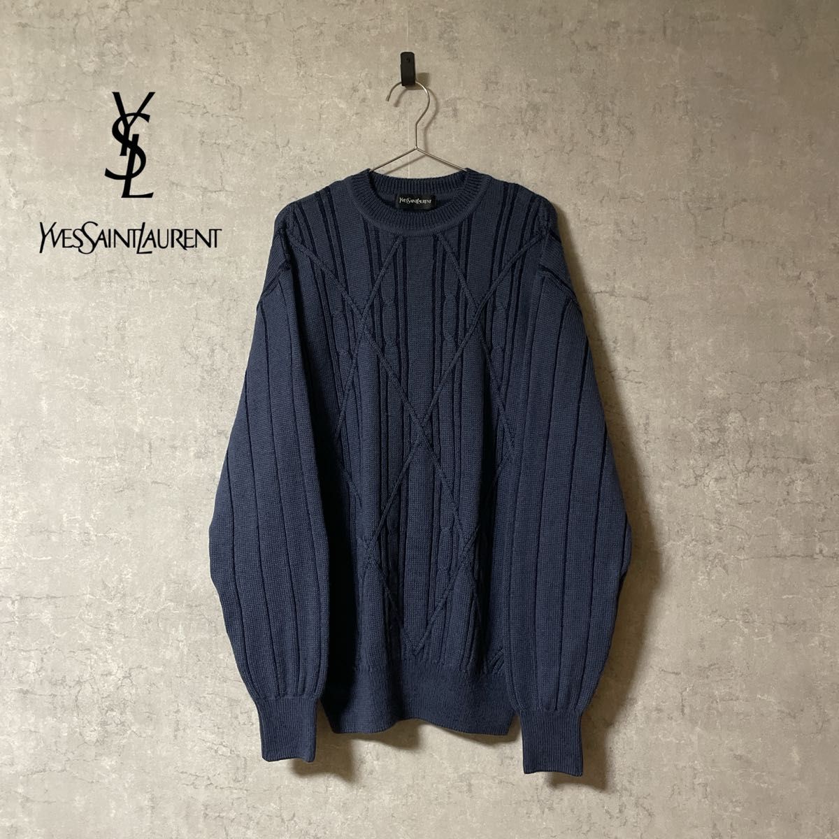 90s YVES SAINT LAURENT イヴサンローラン ニット セーター ビンテージ