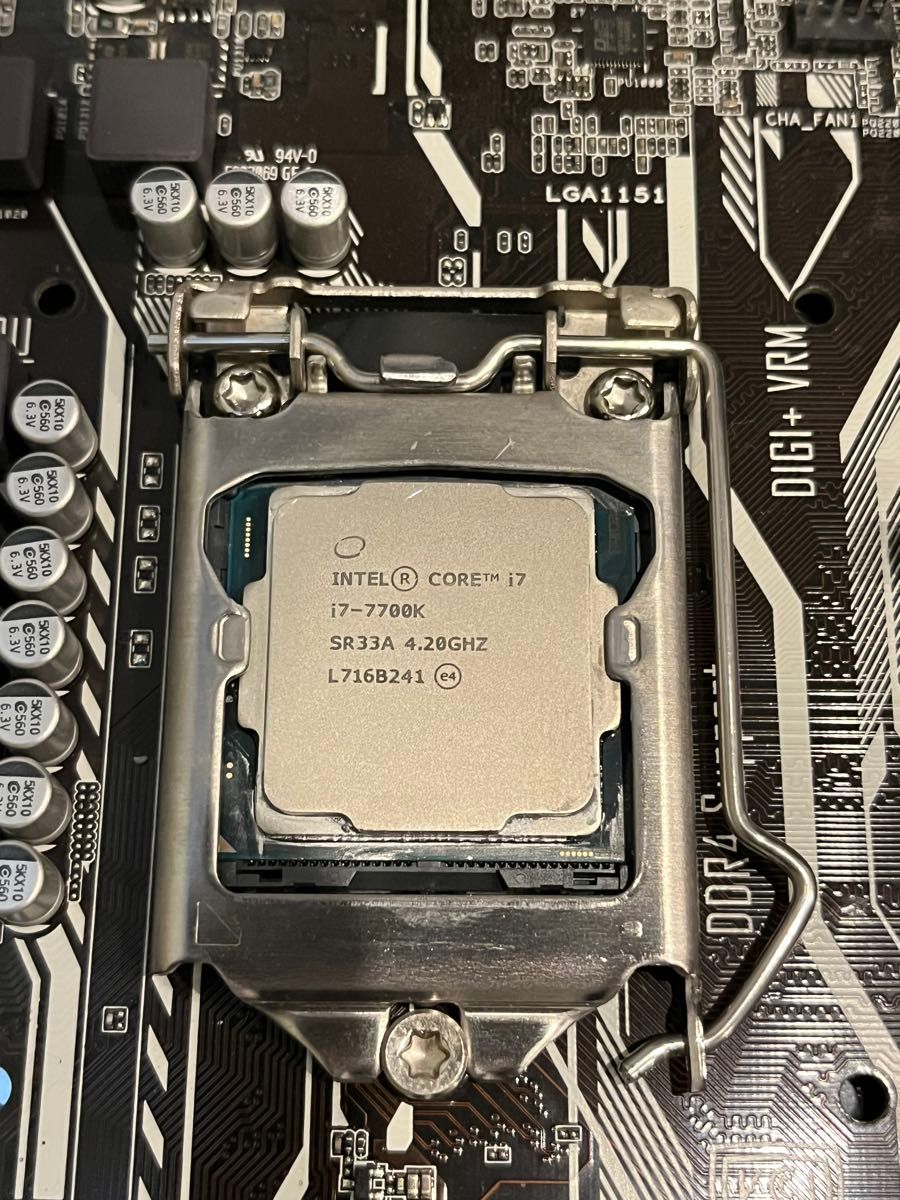 intel Core i7-7700K マザーボード&メモリセット 動作確認済み｜Yahoo