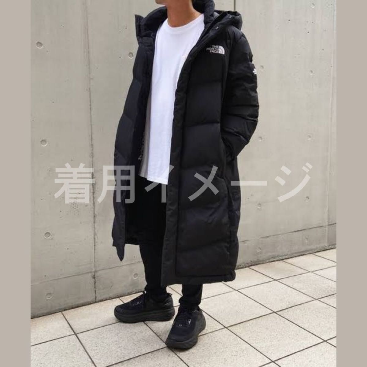 ノースフェイス ロングダウンコート メンズ XL ブラック｜Yahoo!フリマ