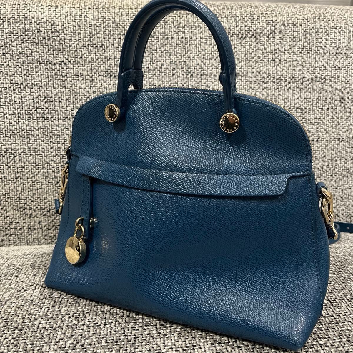 フルラ FURLA パイパー 2way ハンドバッグ ネイビー 入学式卒業式