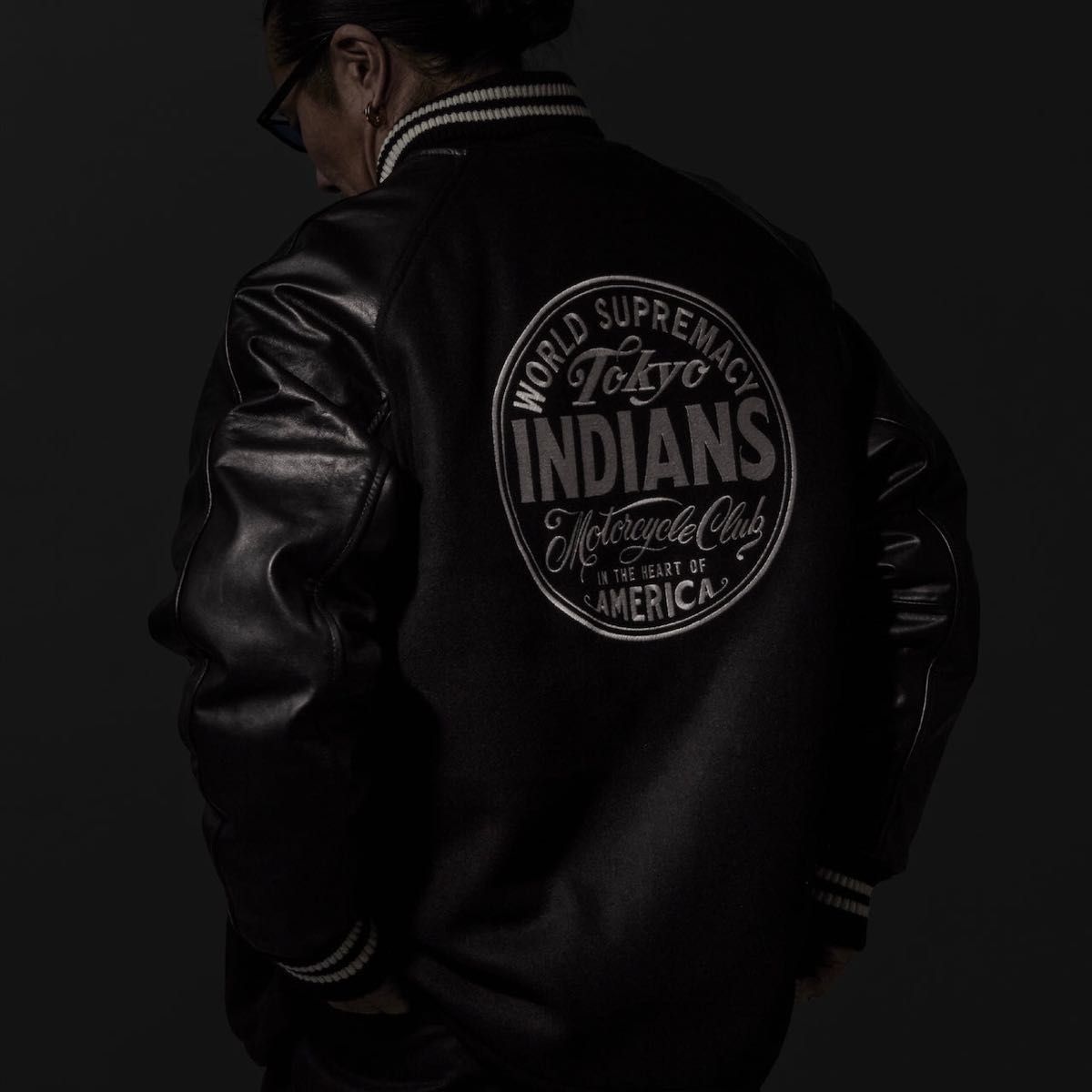 Lサイズ Tokyo Indians MC Varsity Jacket スタジャン 東京