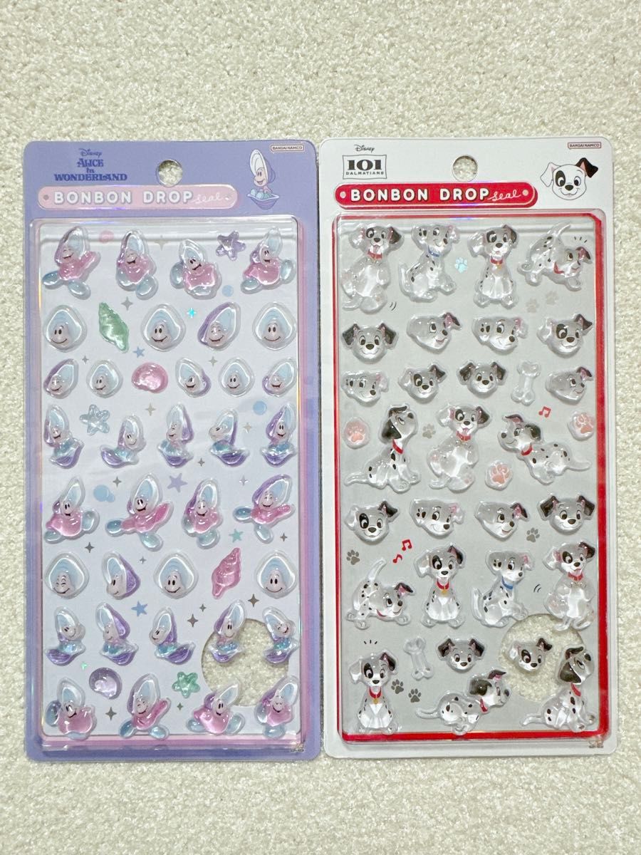 ディズニー ボンボンドロップシール 8点セット】大人気キャラクター