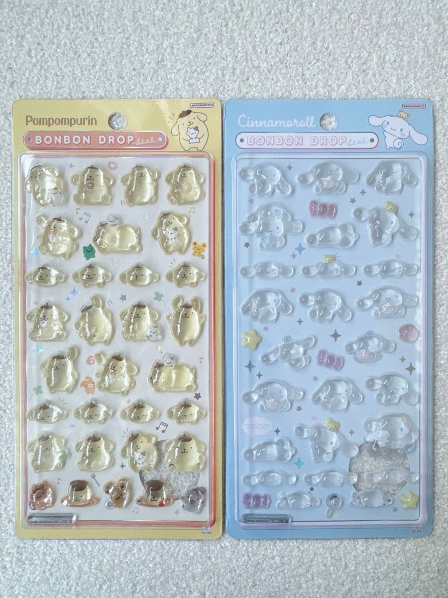 サンリオ ボンボンドロップシール 8点セット】大人気キャラクター