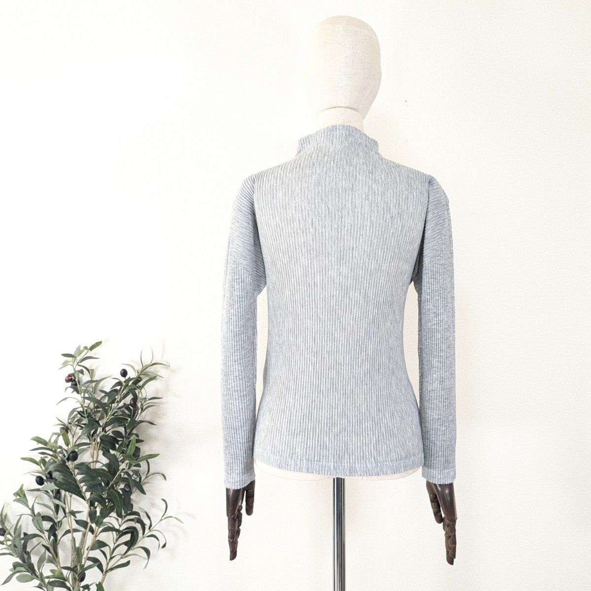 1997年 イッセイミヤケ ハイネック プリーツ ブラウス プリーツ