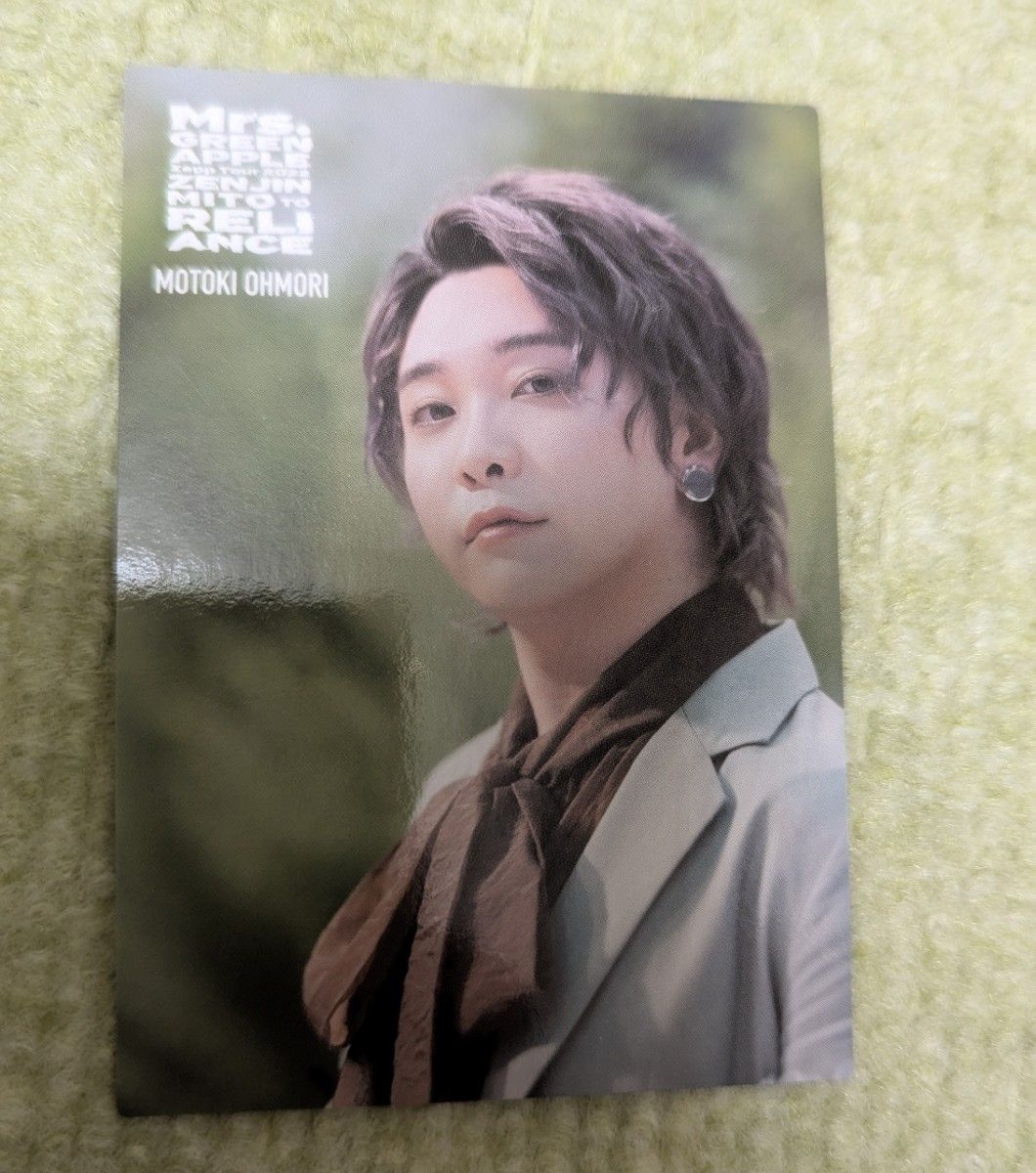 Mrs GREEN APPLE フォトカード大森元貴 ゼンジン未到とリライアンス