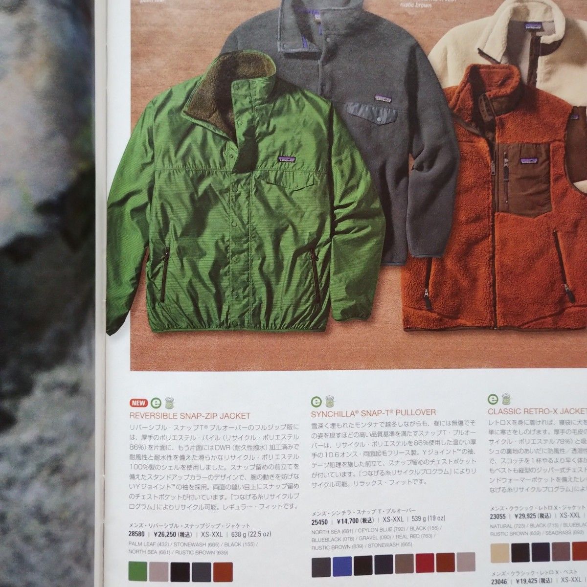 Patagonia パタゴニア 08年製 新品 未使用 Reversible Snap-zip Jacket
