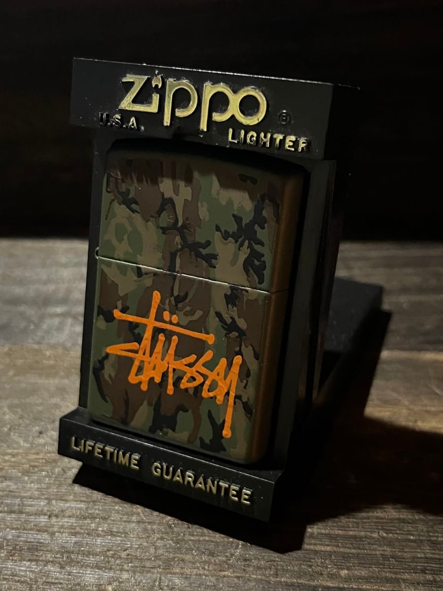 STUSSY Zippo Camouflage ステューシー ジッポー 迷彩 ライターケース