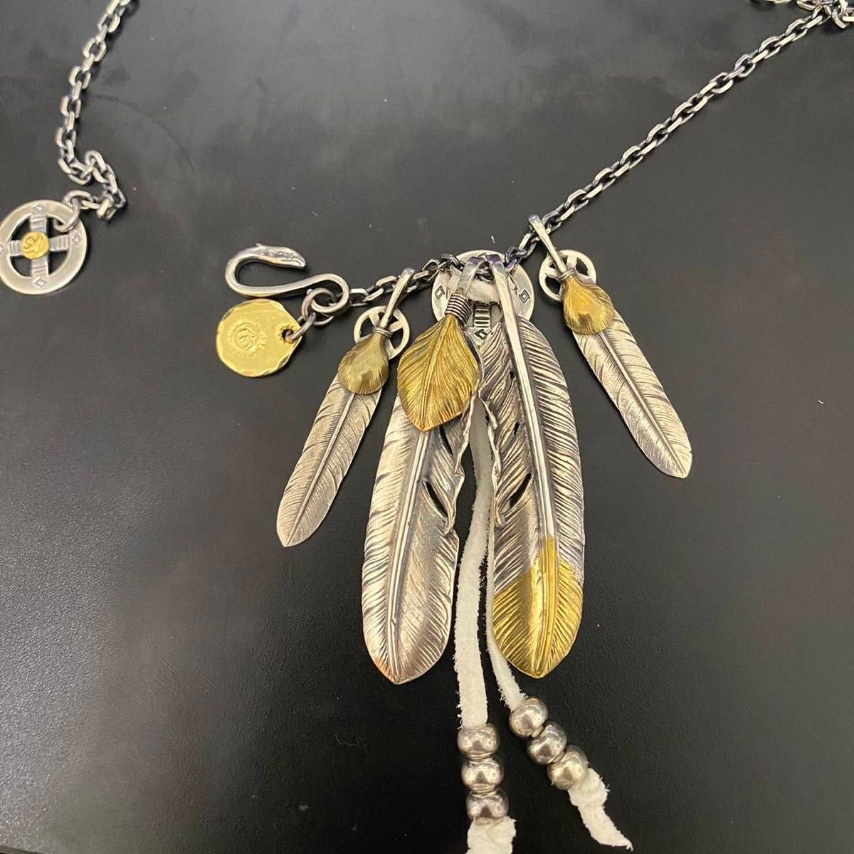 goro's ゴローズ 先金特大フェザー上金特大フェザー金ハートホイール