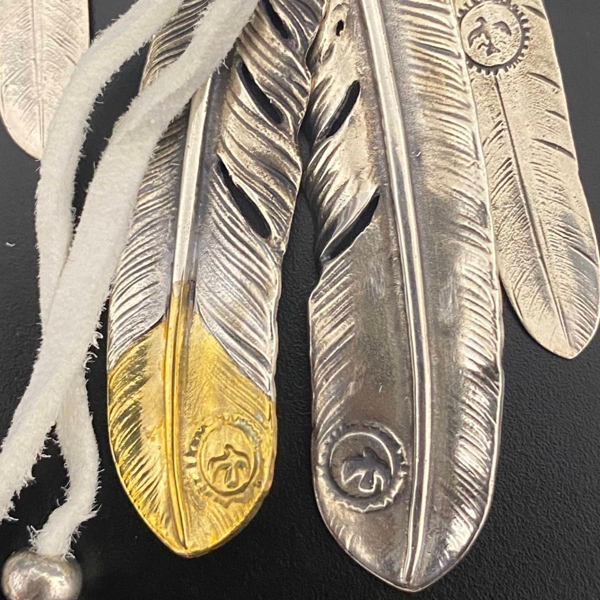 goro's ゴローズ 先金特大フェザー上金特大フェザー金ハートホイール