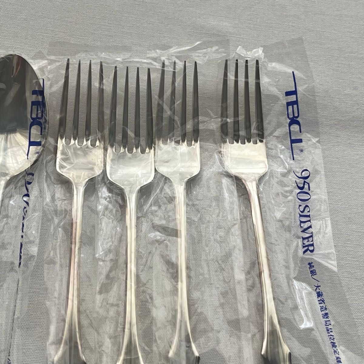 銀製スプーン3本セット シルバー950 TBCL 燕物産 銀製スプーン3本