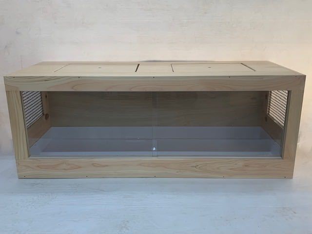 爬虫類ケージ 木製ケージ リクガメ フトアゴ ハリネズミ フルオプ送料