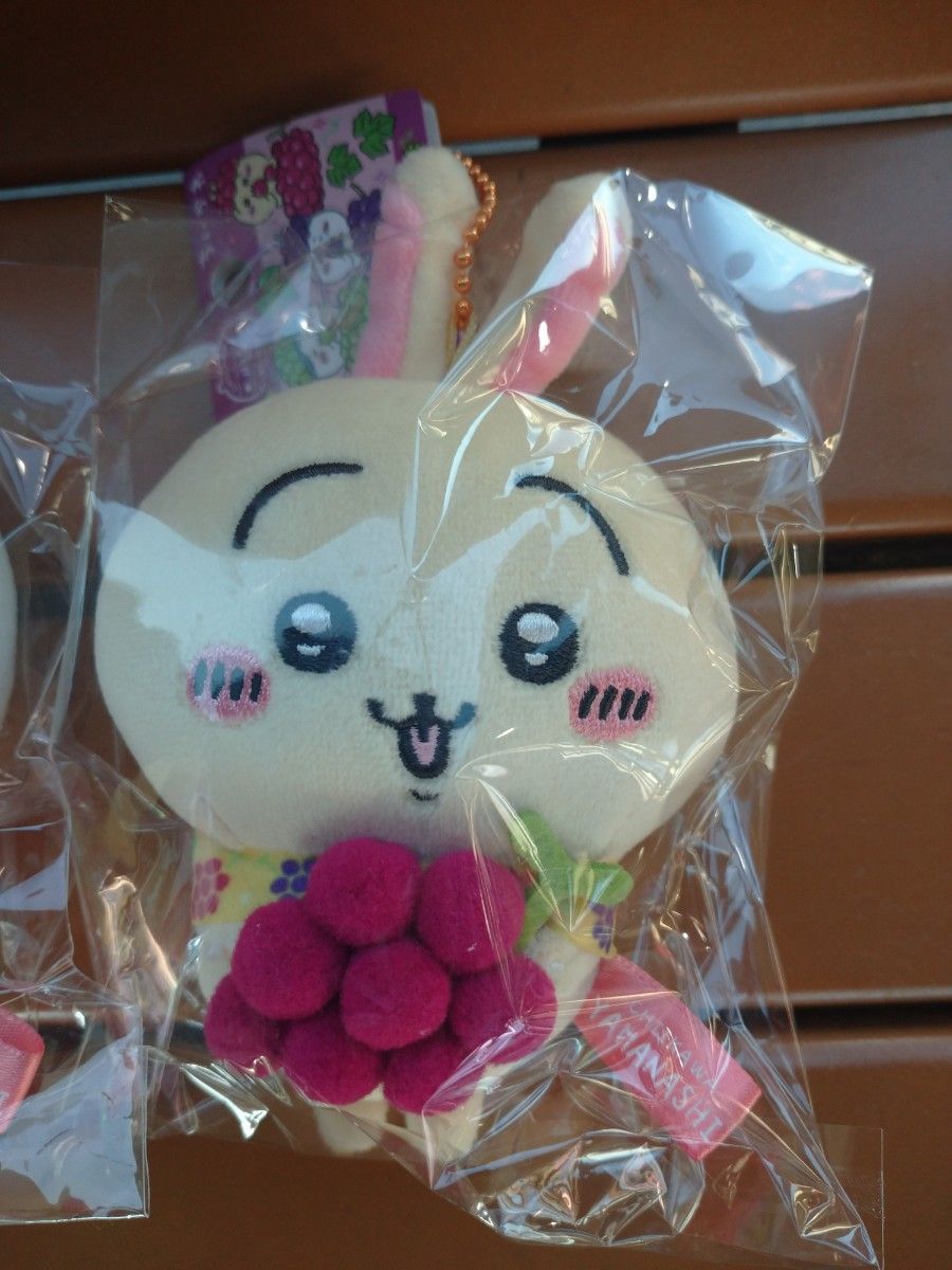 新品未開封ちいかわ 山梨限定 ぶどう マスコットボールチェーン