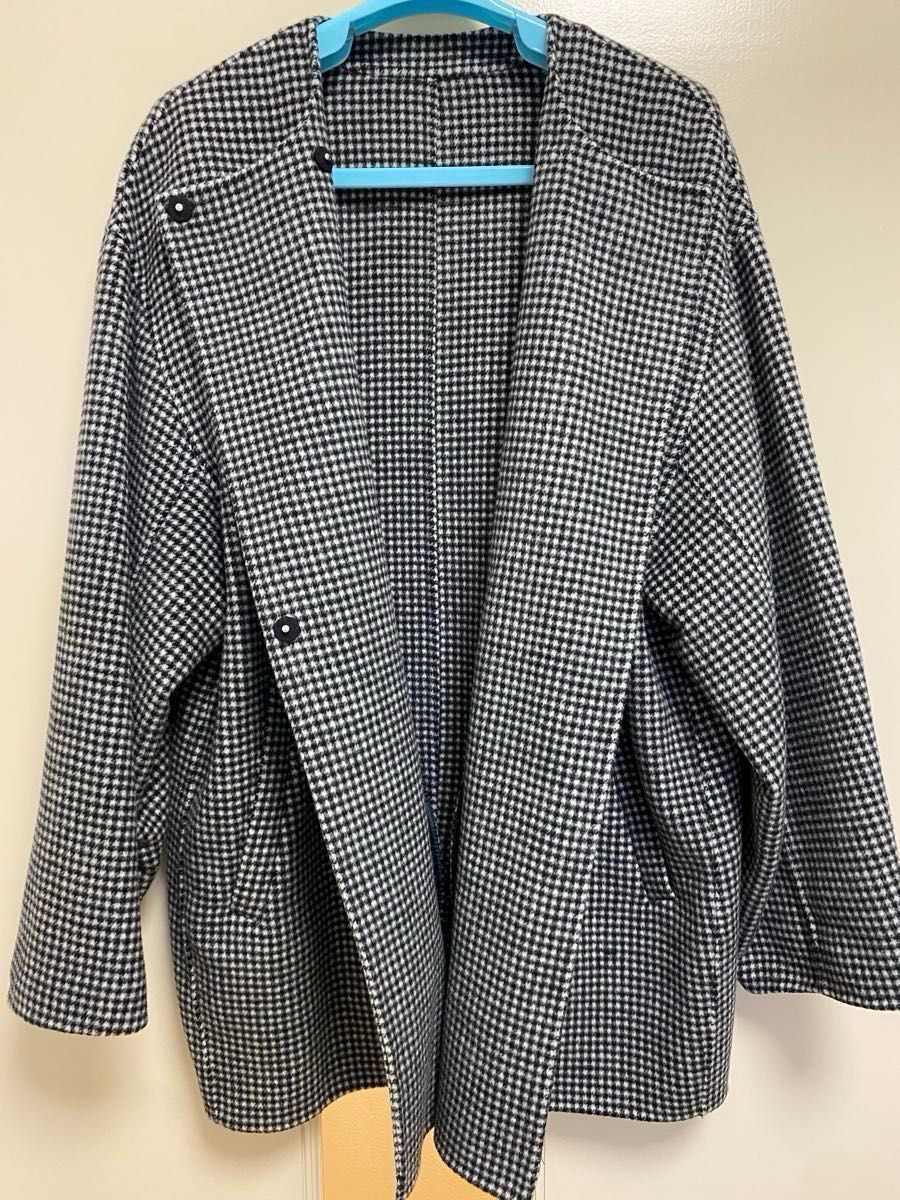 美品】SLOBE IENA HAMILTONダブルフェイスウールショートコート｜Yahoo