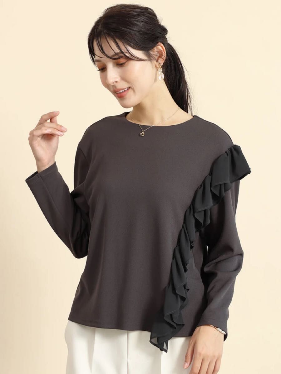 ヤマダヤ 福袋 FENNEL サイドフリルジャージーブラウス トップス