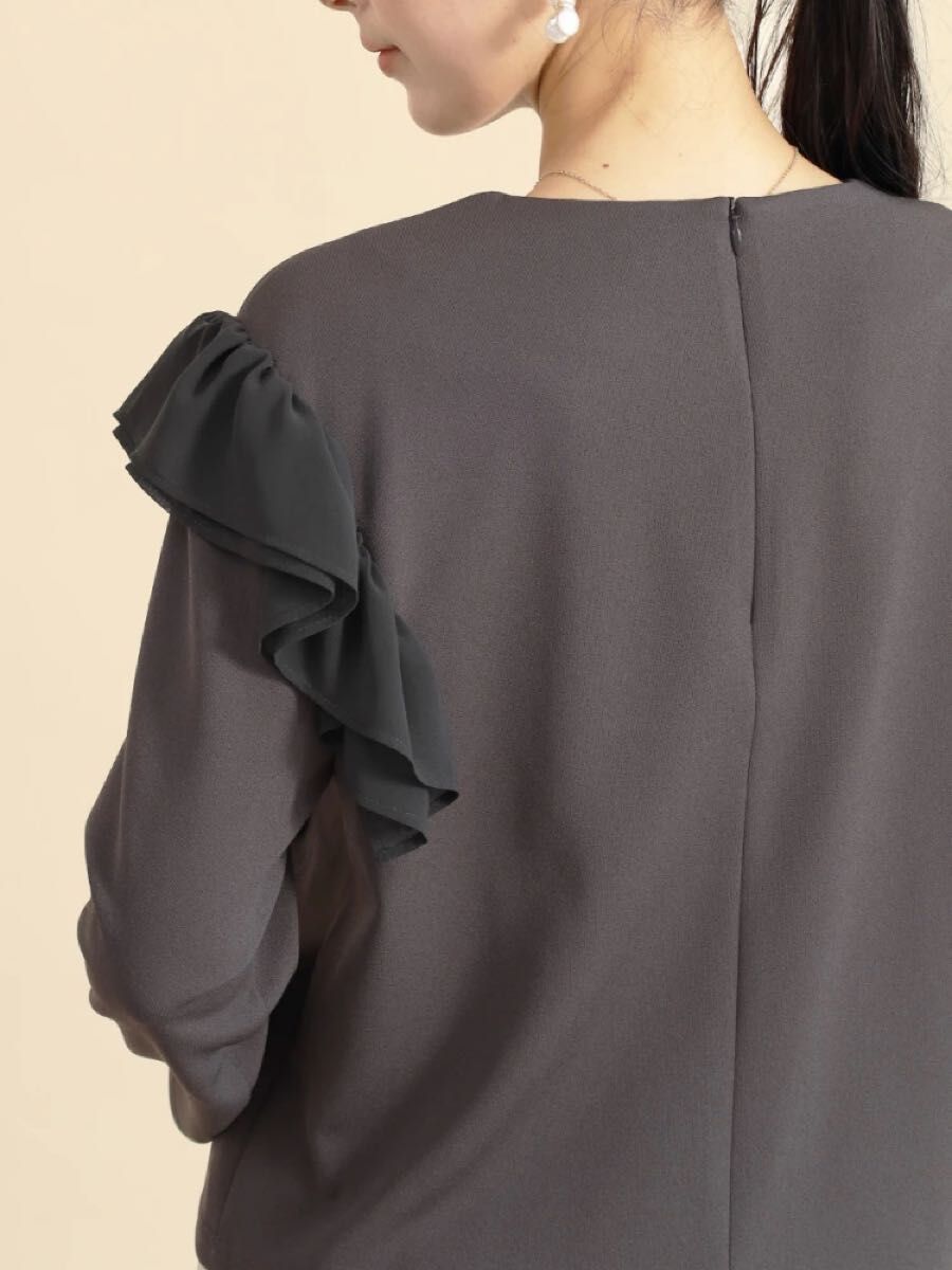 ヤマダヤ 【定価¥19,800新品タグ付 】FENNEL スタンドカラーブラウス