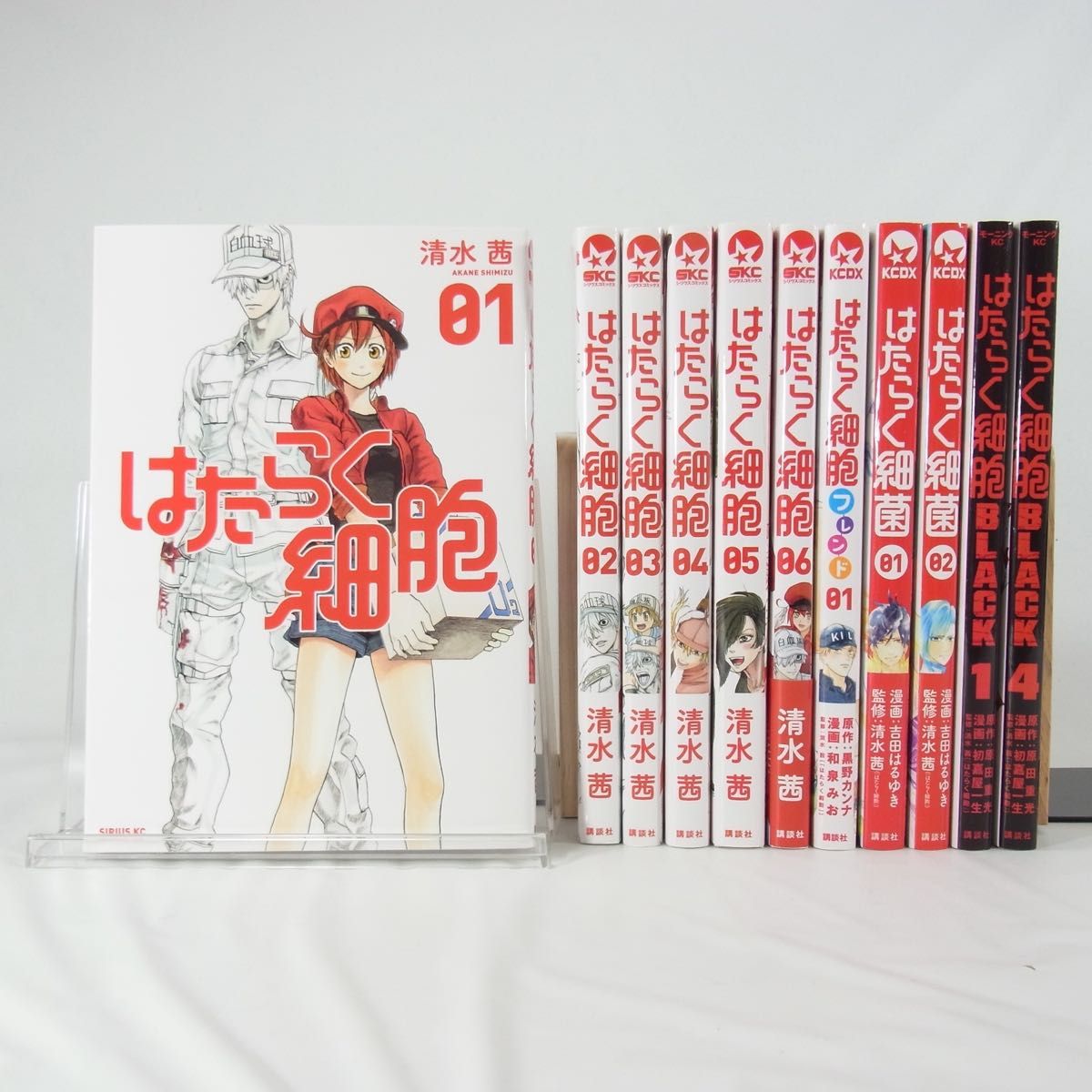コミック】はたらく細胞／1巻～6巻(完結)＋関連本5冊セット【清水茜