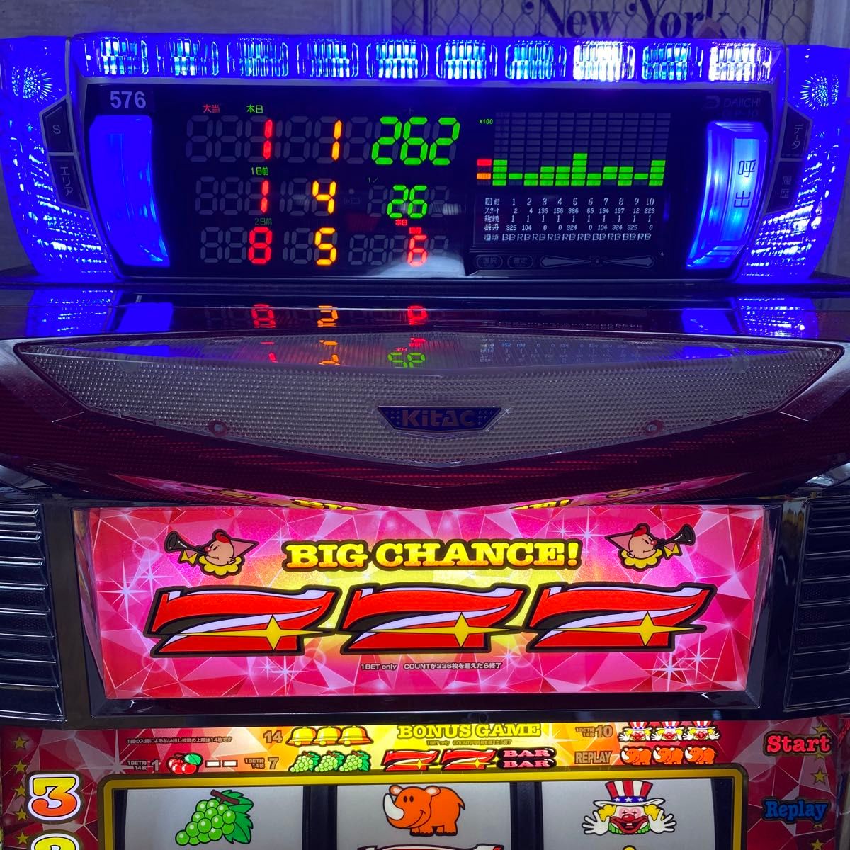 北電子 ニューアイムジャグラーEX‐KT【コイン不要機付】【美品