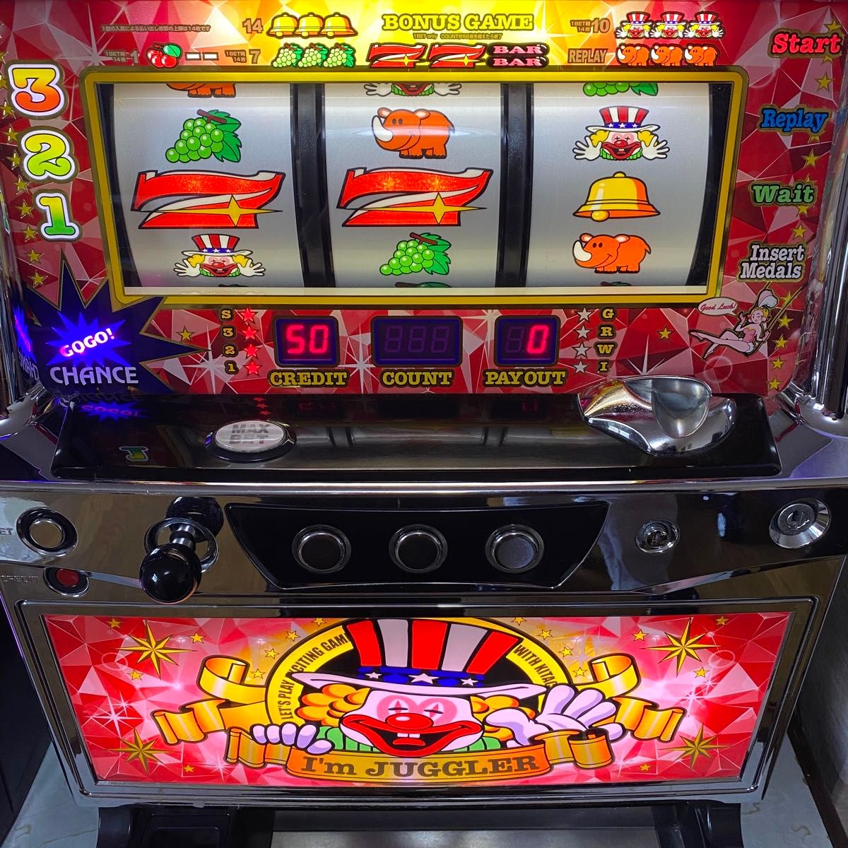 北電子 ニューアイムジャグラーEX‐KT【コイン不要機付】【美品